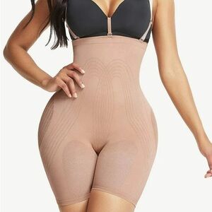 Reta High Waisted Shapewear With Bra Clips Tight Fit Shapewear-New